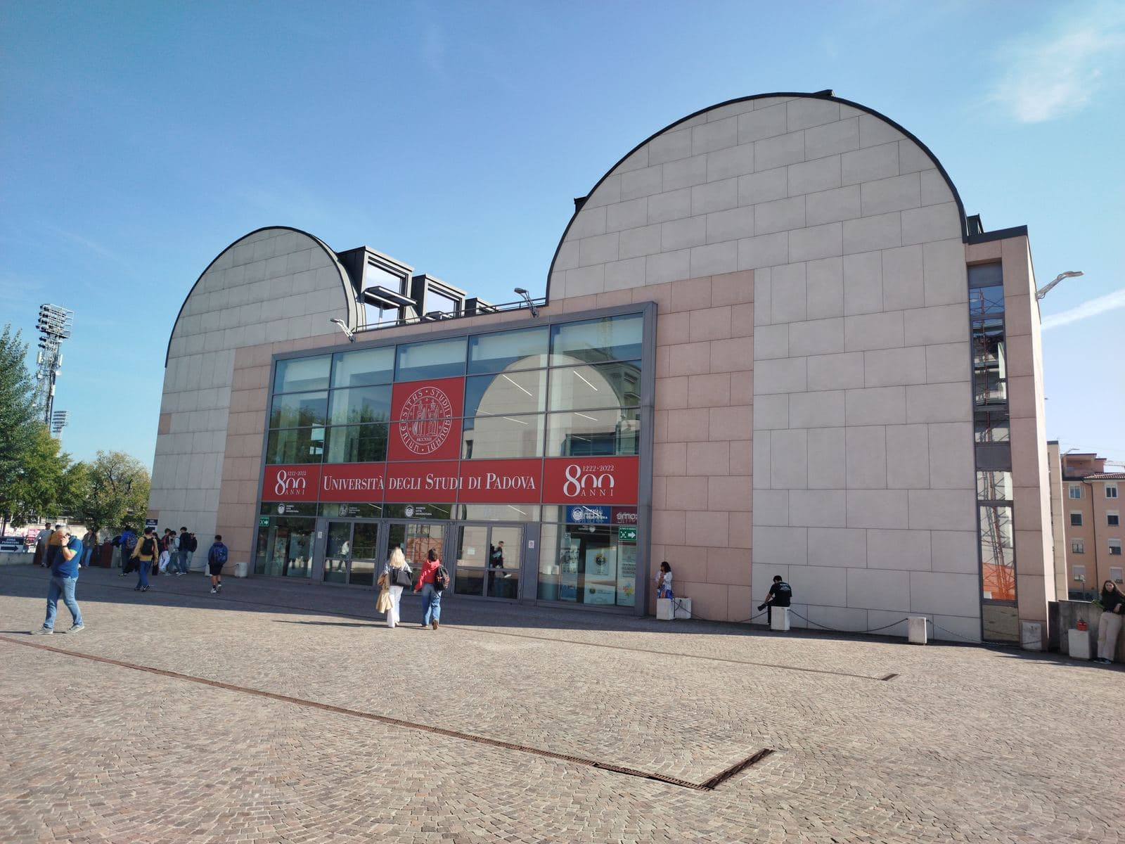The building from the square in front