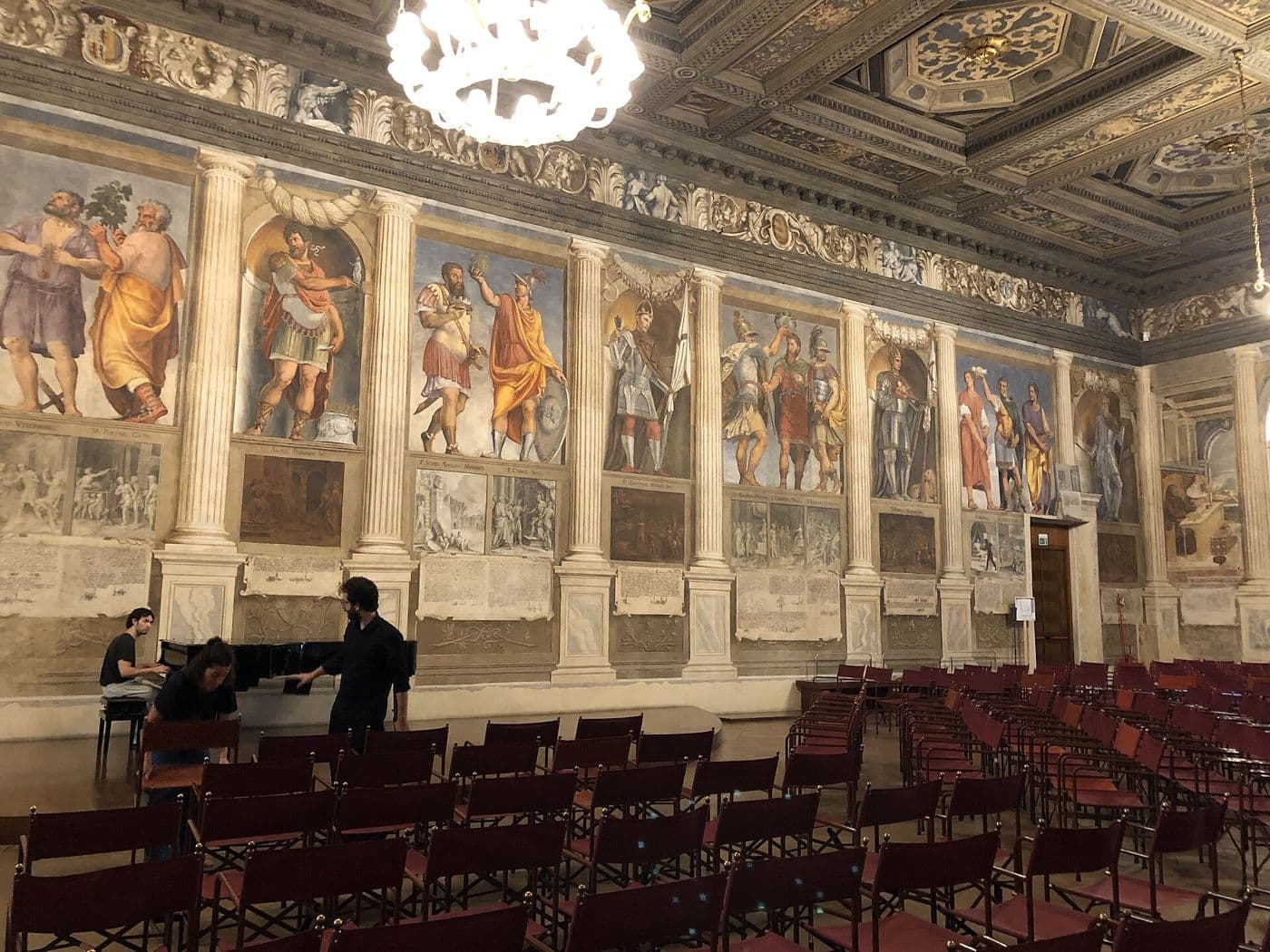 The Sala dei Giganti inside Palazzo Liviano